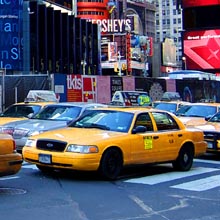 Taxibilar i New York